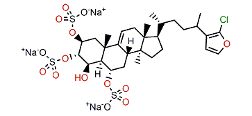Chlorotopsentiasterol sulfate D